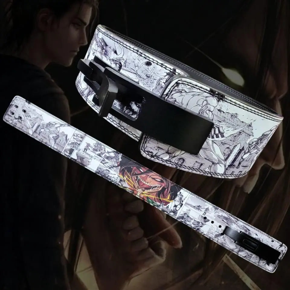 10mm Attack on Titan leather belt