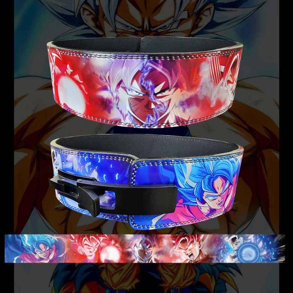 Goku Super Saiyan Blue gym belt design"
