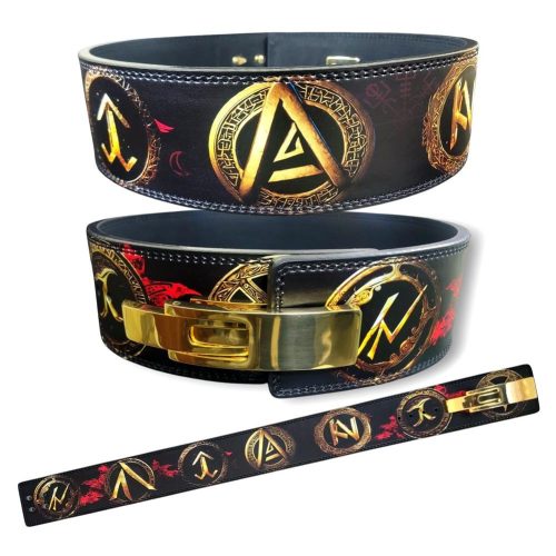 Norse Runes Weightlifting Belt