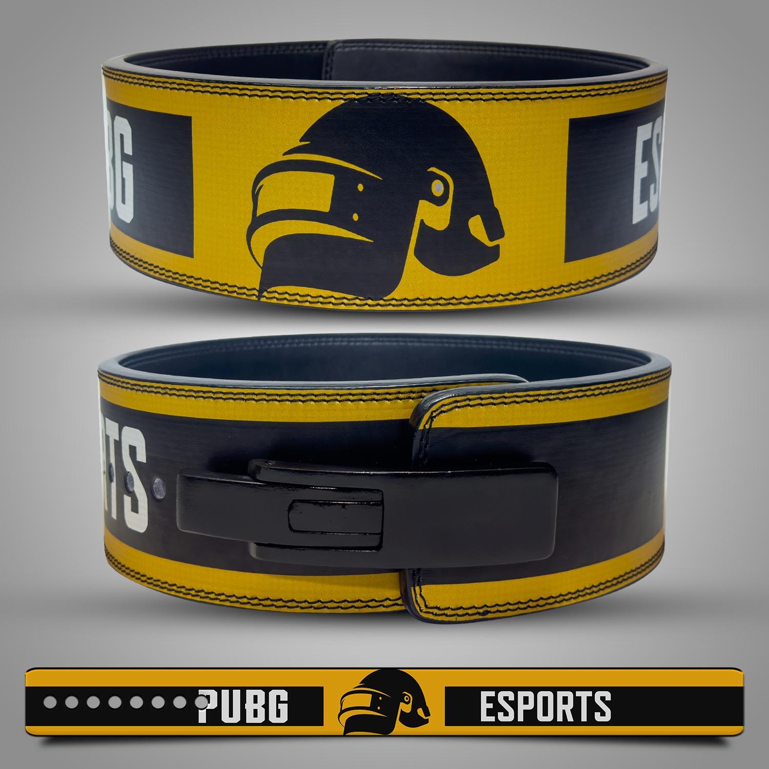 PUBG Esports Weight Lifting Belt with tactical design and reinforced back support