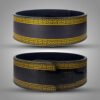 Luxury Greek design weightlifting belt with lever buckle