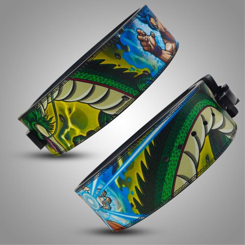 Goku Weightlifting Belt 10mm high-quality leather with double stitching