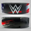 WWE weightlifting belt with lever buckle and double stitching in high quality leather