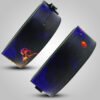 Custom weightlifting belt featuring Madara Uchiha artwork, durable leather construction, and powerlifting support.