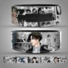 Levi Ackerman anime leather weightlifting belt featuring Attack on Titan manga design with durable lever buckle for gym, powerlifting, and bodybuilding.