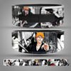 chigo Kurosaki anime leather weightlifting belt with vibrant Bleach-inspired artwork and black lever buckle.