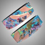 Anime One Piece gym belt with premium leather and lever buckle