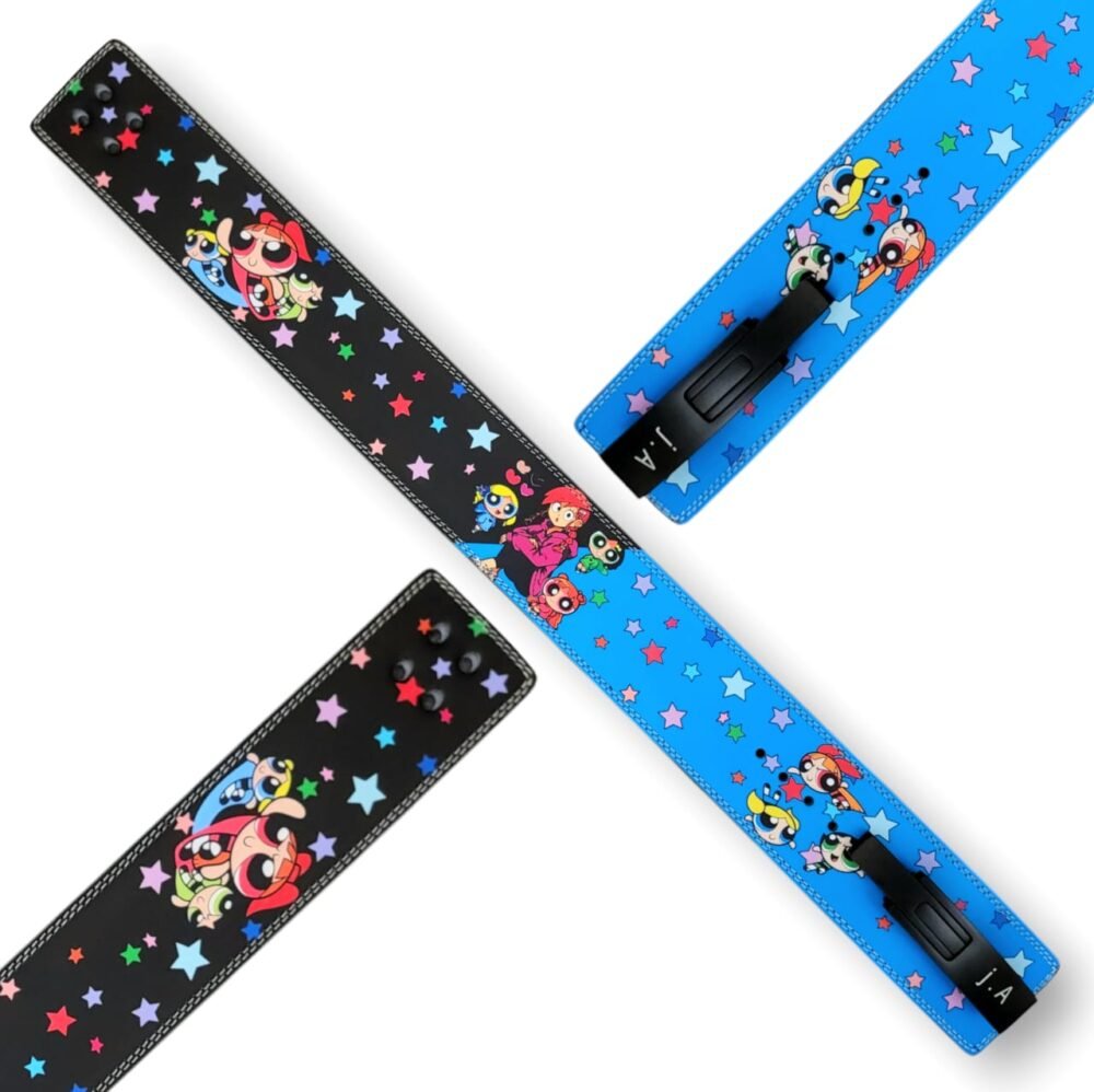 Powerpuff Girls Weightlifting Leather Belt
