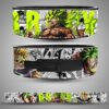 Custom Broly Weightlifting Belt with Green Aura Artwork