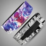 Custom Goku Ultra Instinct leather lifting belt with lever buckle