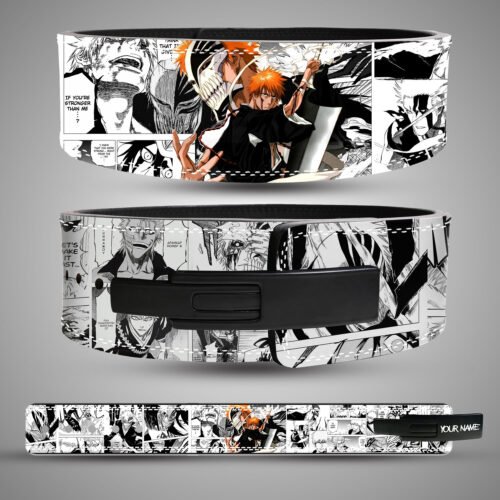 Ichigo Kurosaki Bankai anime weightlifting lever belt