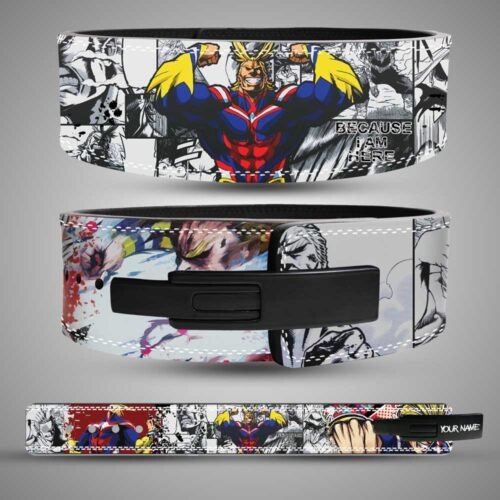All Might anime weightlfiting belt