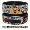 Dragon Ball anime weightlifting lever belt with Goku Vegeta and Gohan