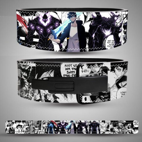 Solo Leveling Jinwoo Shadow Monarch Lever Weightlifting Belt
