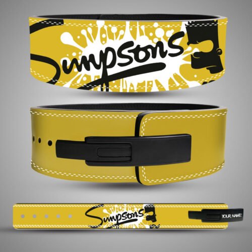 The Simpsons Anime Weightlifting Belt