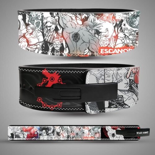 Escanor anime weightlifting lever belt made from premium split leather