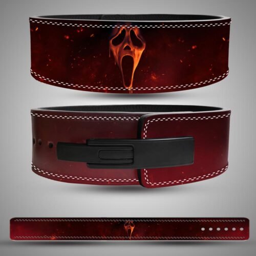 Ghost Face Weightlifting Lever Belt