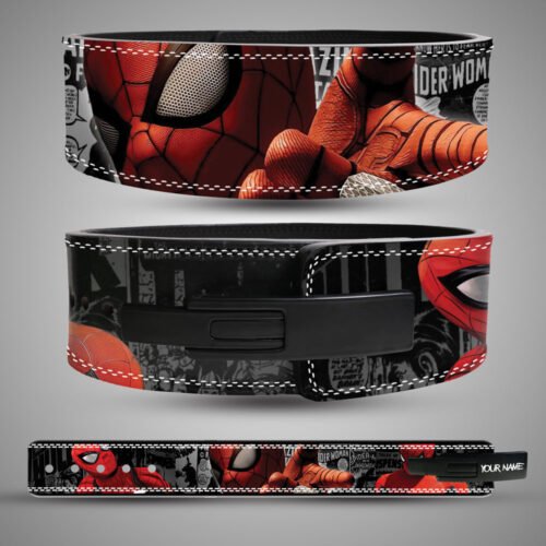 Spider-Man weightlifting lever belt